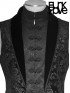 Mens Gothic Fake Two-Piece Swallow Tail Sleeveless Vest