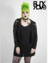 Plus-Size Gothic Chinoiserie Rose & Spiked Nails Hoodie Jacket 