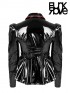 Plus-Size Goth Leather Jacket 