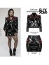 Plus-Size Goth Leather Jacket 