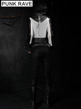 Punk Military Style Embossed Dragon Rivet Jeans