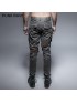 Mens Steampunk Gray and Coffee Coloured Pants