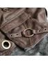 Mens Steampunk Gray and Coffee Coloured Pants