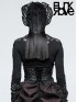 Gothic Lolita Black Under-Bust Corset