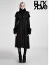 Gothic Lolita Fur Trimmed Long Coat