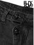 Punk Asymmetrical Flared Jeans