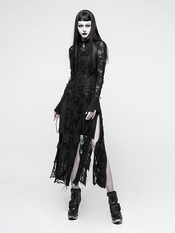 Gothic Retro Lace Dress