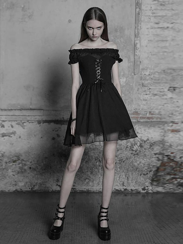 Daily Life - Off-The-Shoulder Lolita Dress