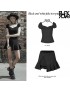 Daily Life Fake Two-Piece Skort Skirt