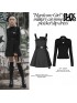 Daily Life - 'Hardcore Girl' Series Military Style Pinafore Shift Dress
