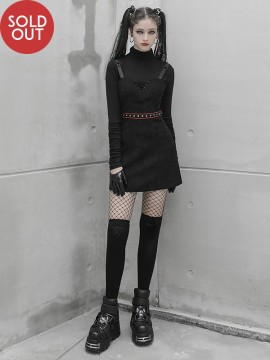 Daily Life 'Punk' Series Suspender Strap Shift Dress