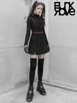 Daily Life 'Punk' Series Suspender Strap Shift Dress