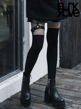 Daily Life "Hardcore Girl" Series Military Uniform Bullet Suspender Leg Clip