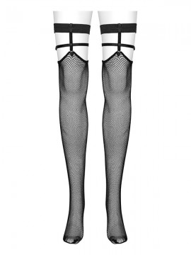 "Hot Girl" Suspender Style Gauze Socks