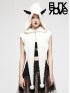 Daily Life Bat Wing Hooded Cape Scarf - White