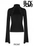 Daily Life Gothic Drawstring Rope Long Sleeve Top