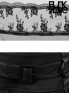 Punk Box Pleat Mini Skirt - Black