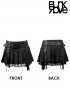 Punk Box Pleat Mini Skirt - Black