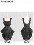 Checkered Gingham Sling Dress - Black