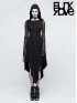 Gothic Spiderweb Back Dress with Hood