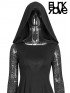 Gothic Spiderweb Back Dress with Hood