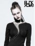 Gothic Dark Knit Drawstring Dress