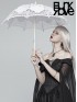 Gothic Lolita White Floral Lace Umbrella