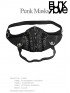 Punk Spiked Metal Rivets Leather Muzzle Mask
