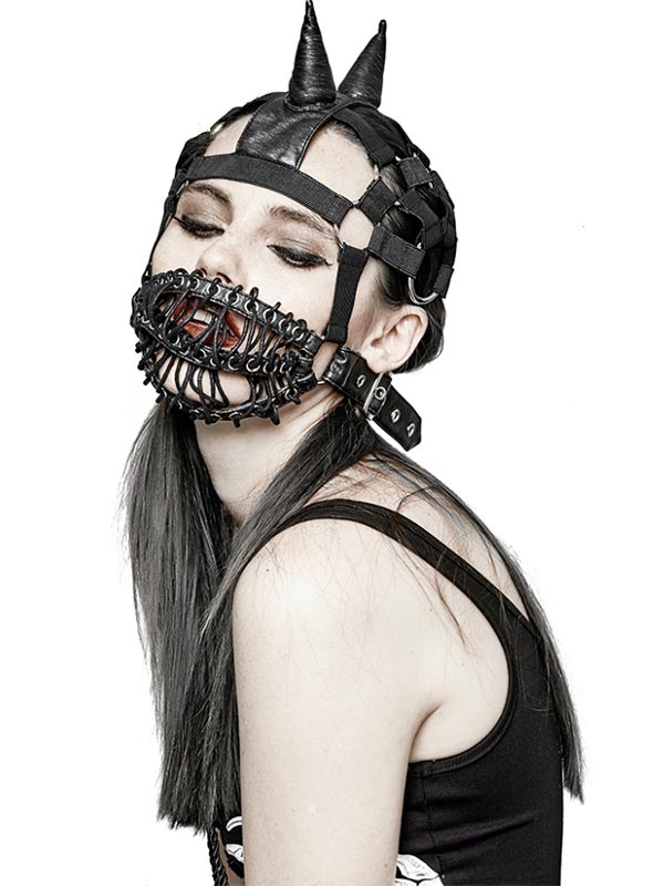 Punk Wire Grill Jaw Locker Mask