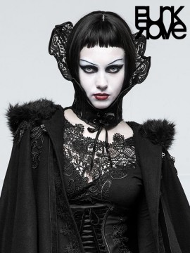 Gothic Queen Lace Collar Headdress