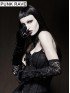 Gothic Velvet & Imitation Fur Gloves