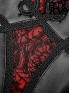 Gothic Love Leggings - Black & Red