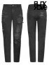Mens Punk Hand-Painted Distressed Pants