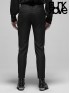 Mens Goth Embroidered Trousers