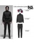 Mens Goth Embroidered Trousers