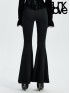 Gothic Cross Flared Pants