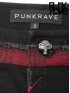 Punk 'Nice Girl' Black & Red Pants 