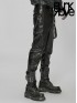 Mens Punk PU Leather Pants