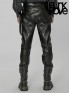 Mens Punk PU Leather Pants