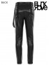 Mens Punk PU Leather Pants