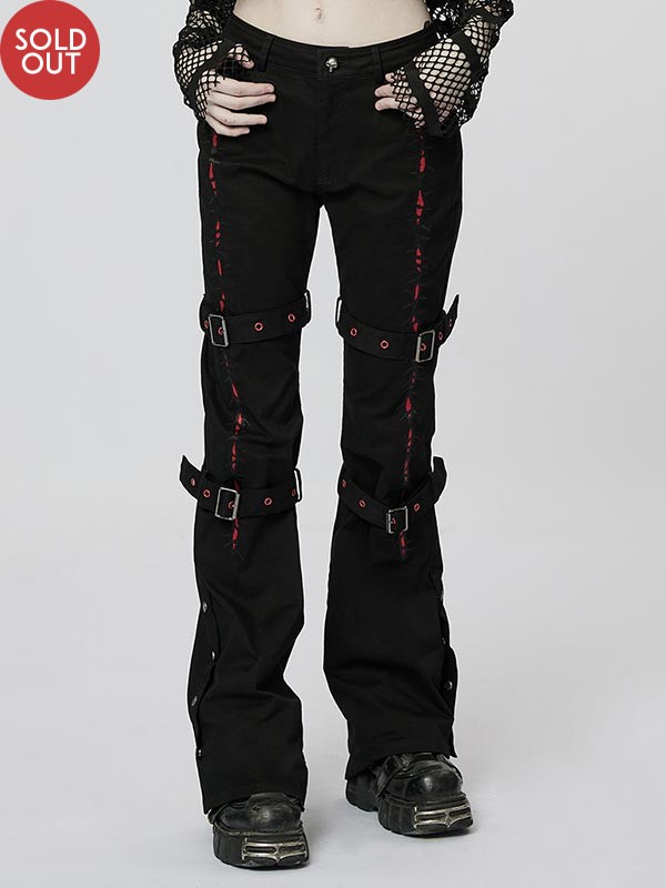 Punk Dark Ember Pants