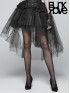  Lolita Gothic Basic Bustle Irregular Net Skirt