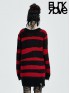 Gothic Black & Red Pullover Sweater