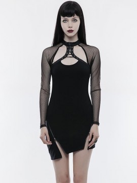 Punk Pendulum Sexy Little Black Dress