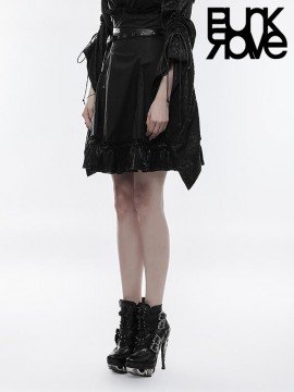 Punk High Waist Kimono Skirt