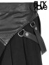 Mens Punk Adjustable Half Skirt