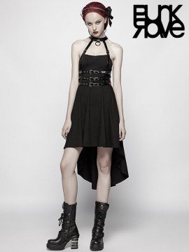 Punk Skeletal Spine Two-Wear Dress