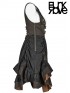 Steampunk Lolita Harness Dress - Black & Coffee