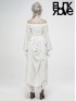 Strapless Victory Day Vintage White Dress
