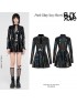 Punk Glitzy Short Dress - Black